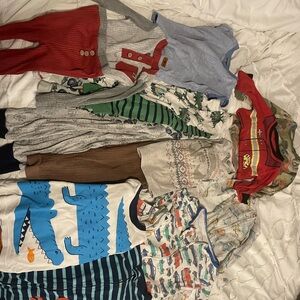 Assorted Baby Onesies and Pajamas